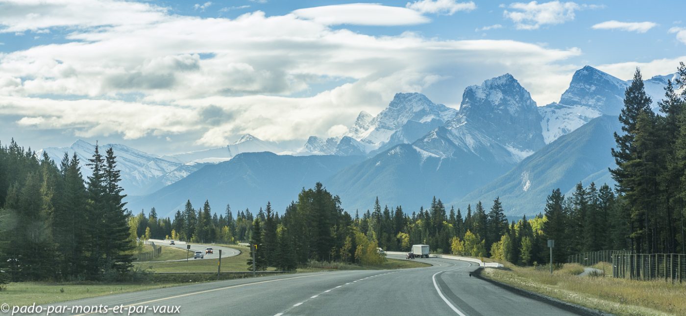 route Banff - Calgary