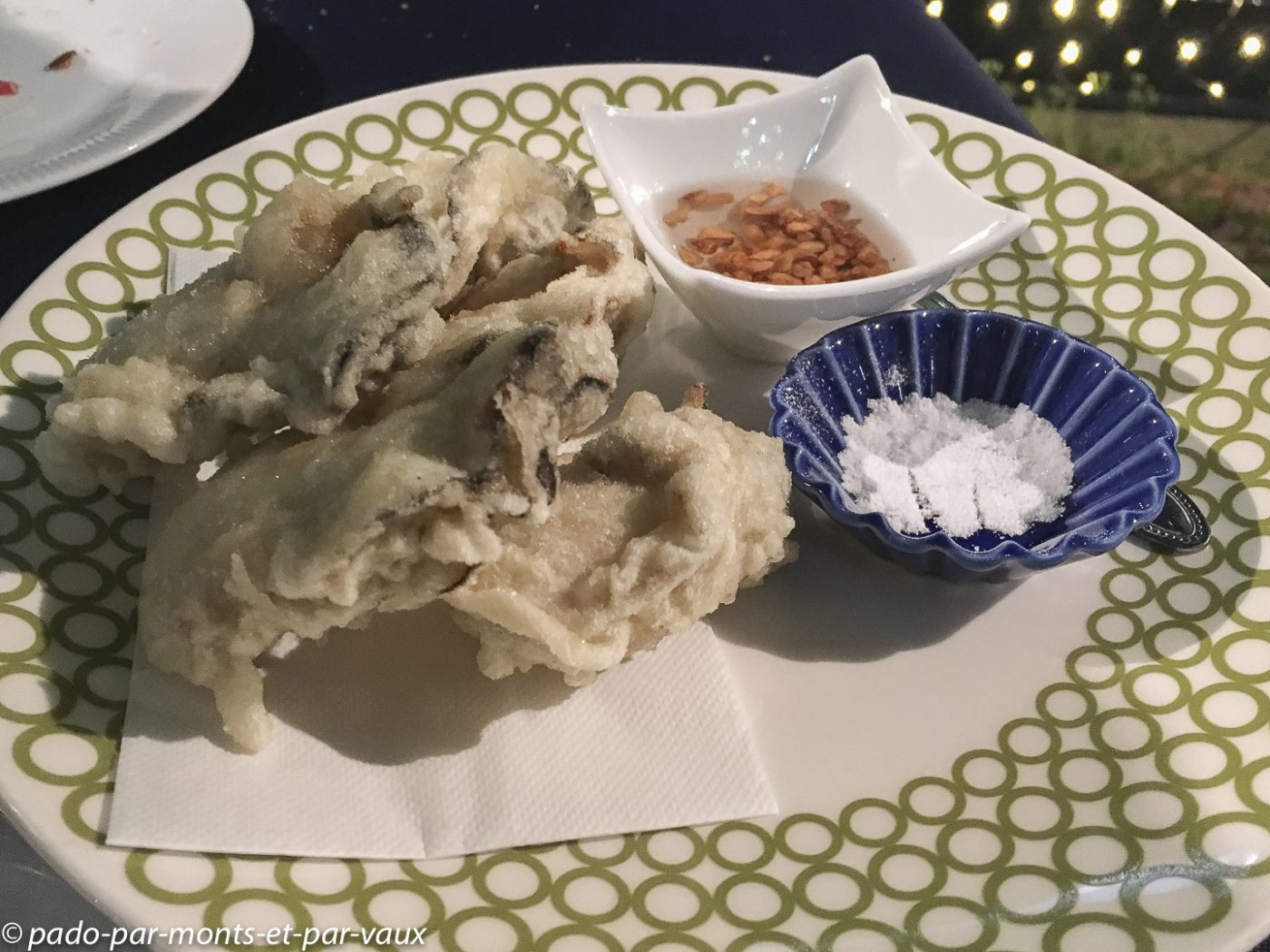 tempura d'huitres