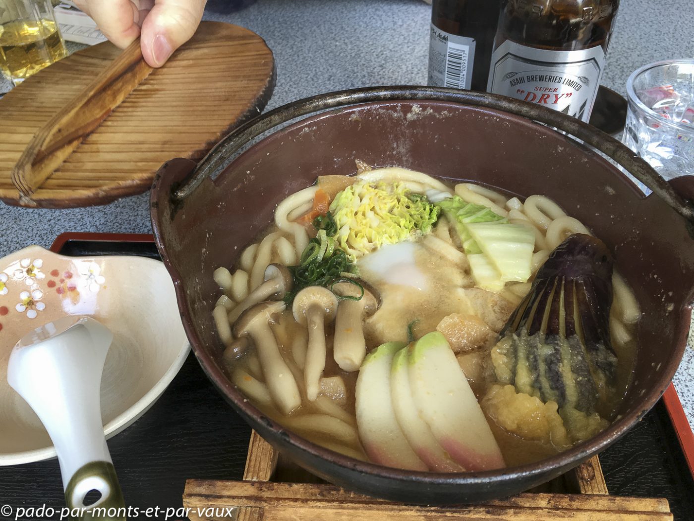 plat à base de nouilles udon