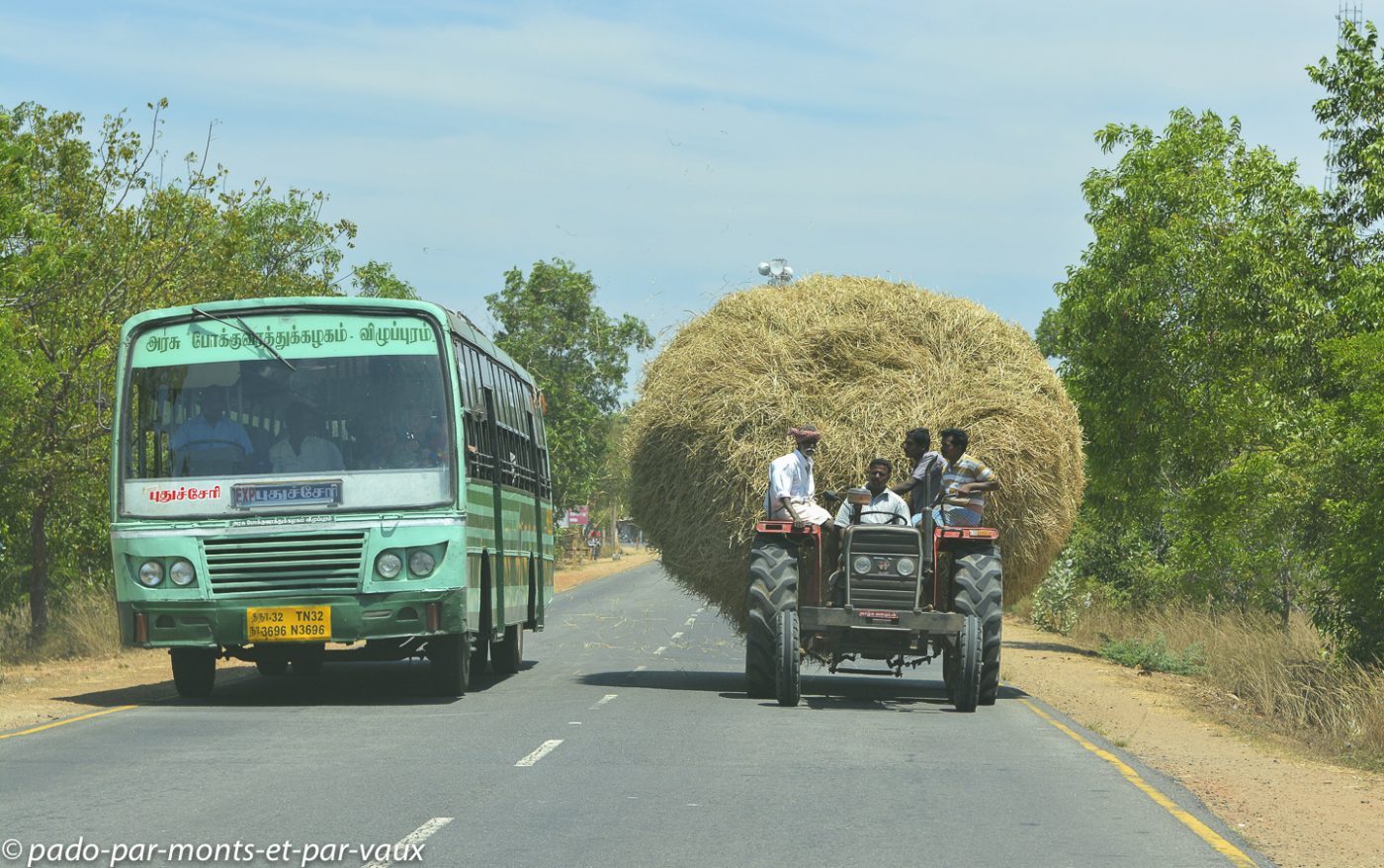 route vers Pondichéry