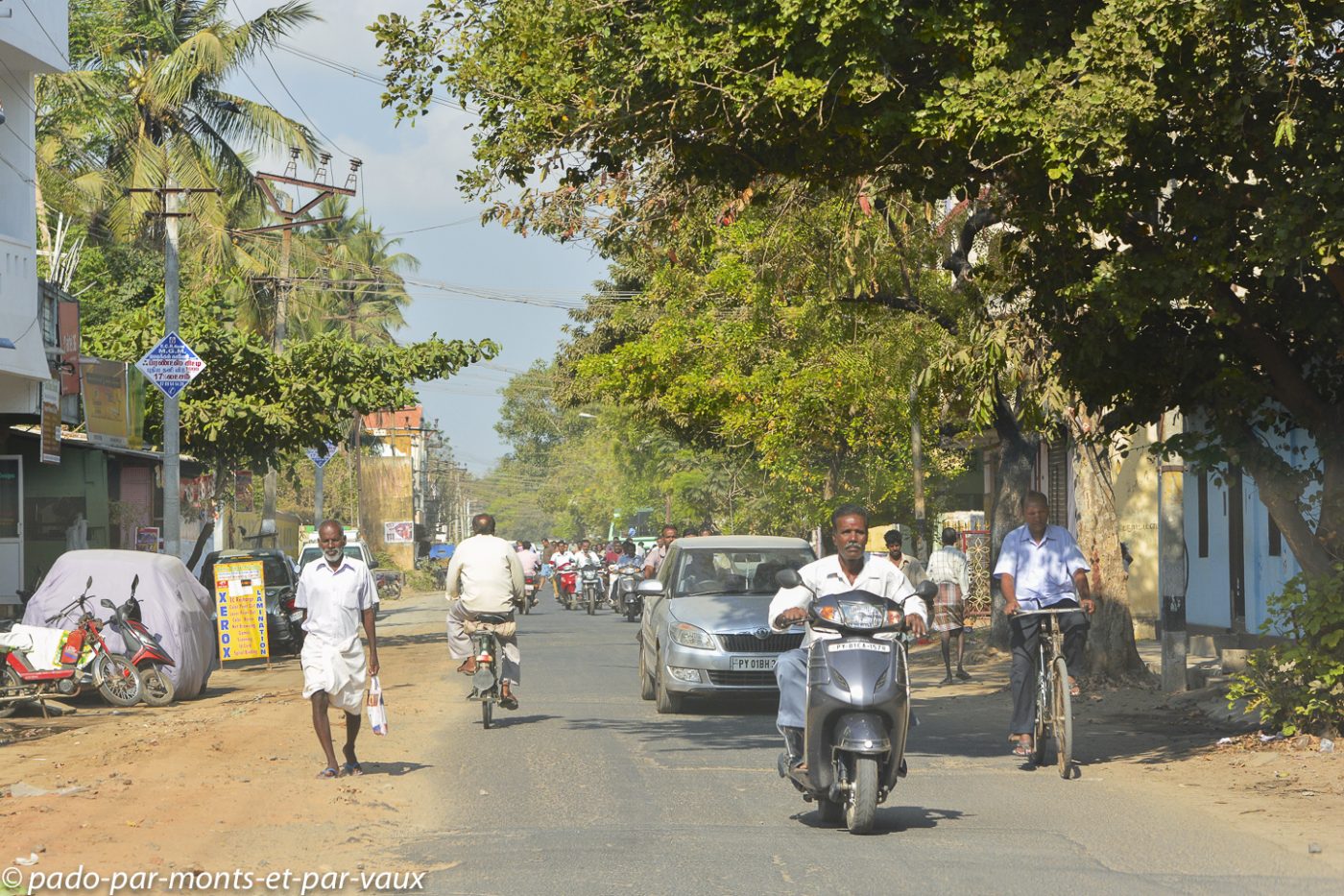 Route vers Tanjore Route vers Tanjore