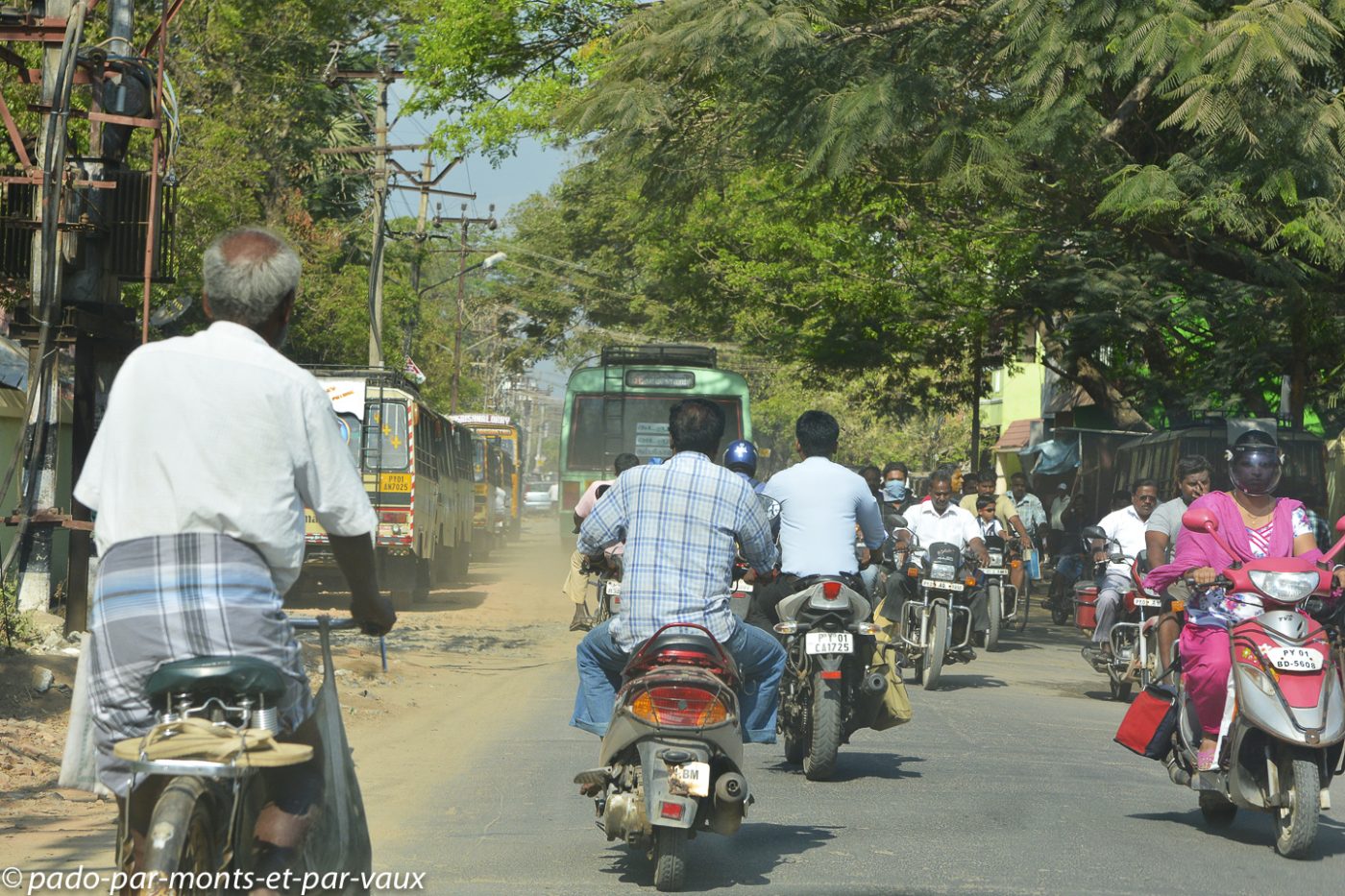 Route vers Tanjore Route vers Tanjore