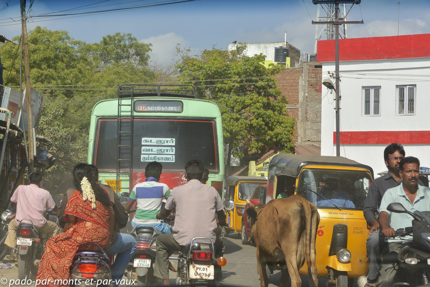 Route vers Tanjore Route vers Tanjore