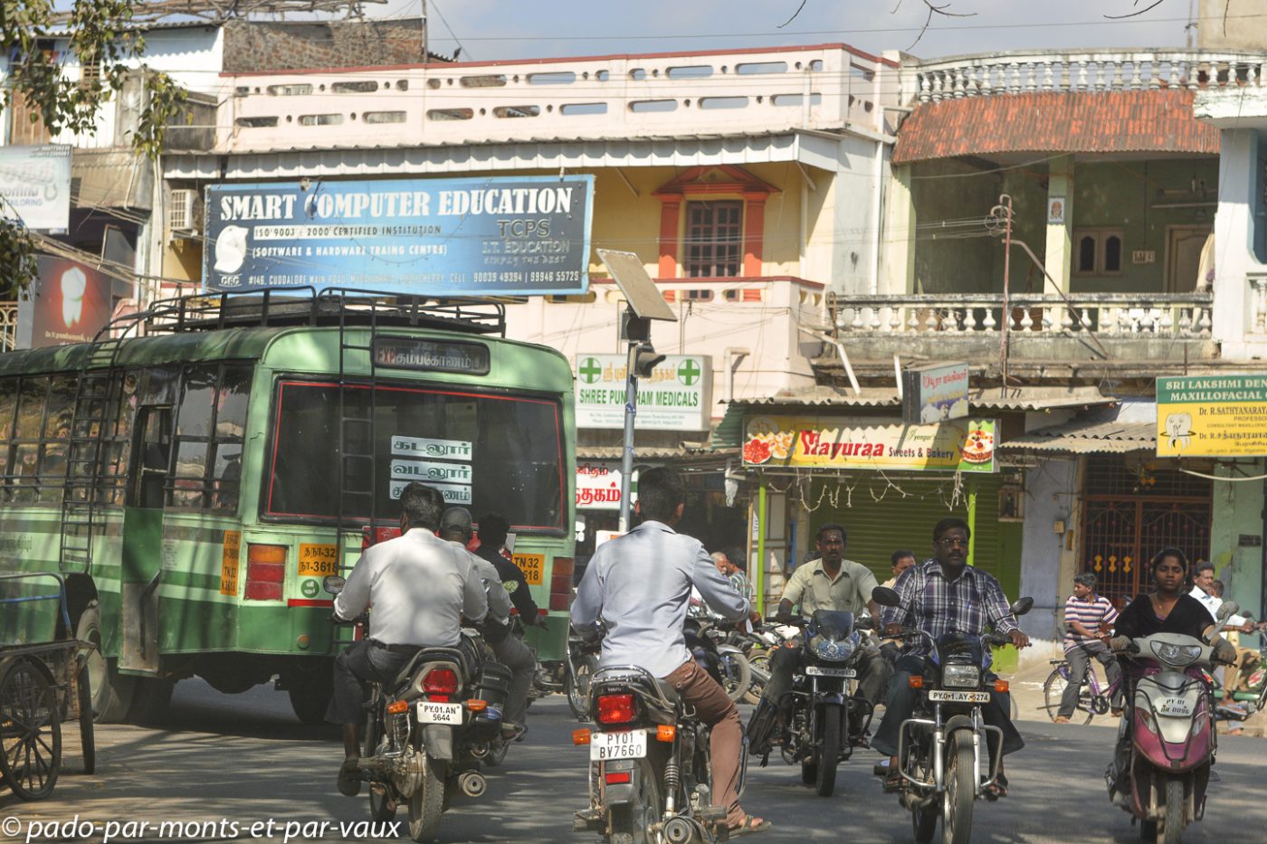 Route vers Tanjore Route vers Tanjore