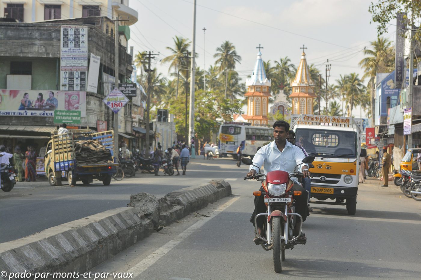 Route vers Tanjore Route vers Tanjore