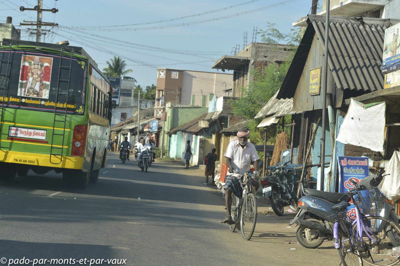 Route vers Tanjore Route vers Tanjore