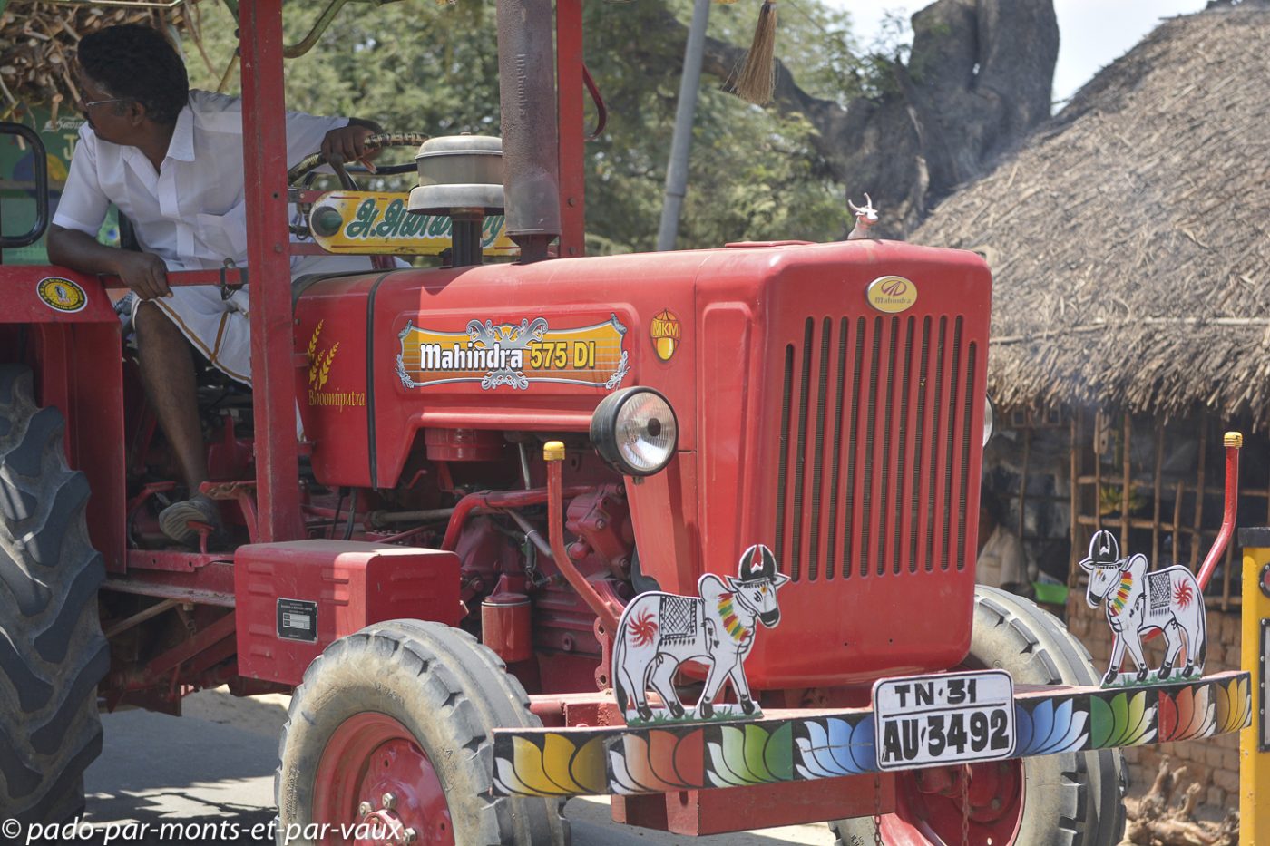 Route en direction de Tanjore Route en direction de Tanjore