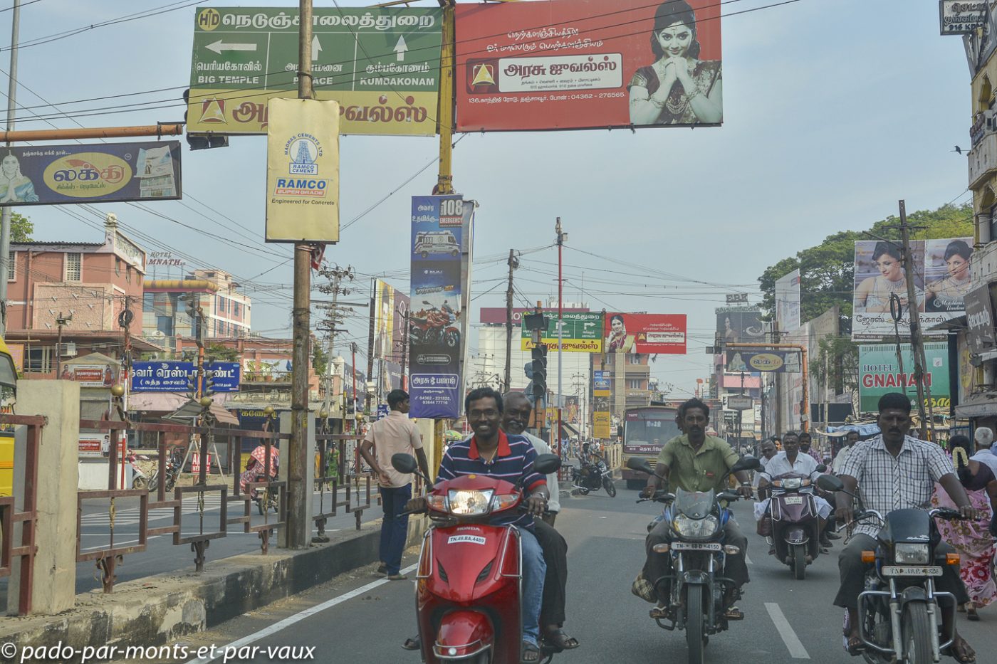 Route vers Trichy