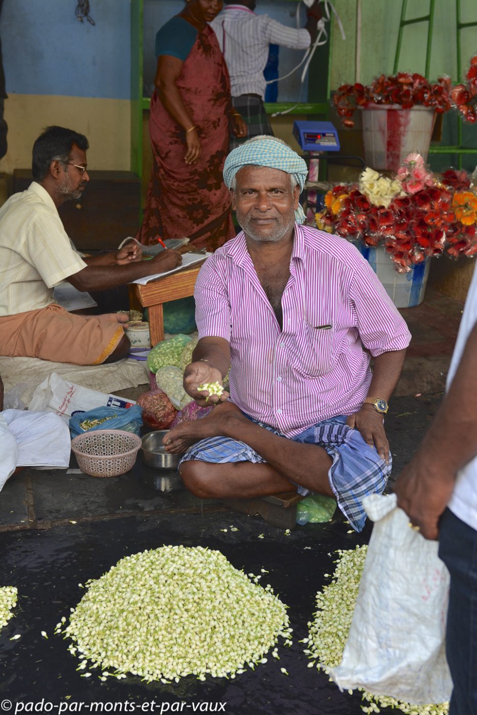 Madurai marché aux fleurs