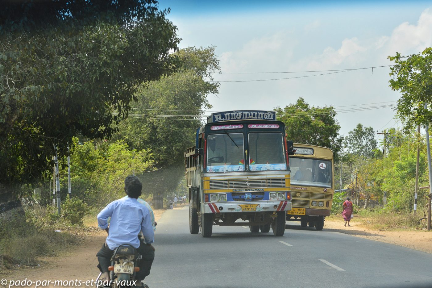 Route vers Tanjore Route vers Tanjore