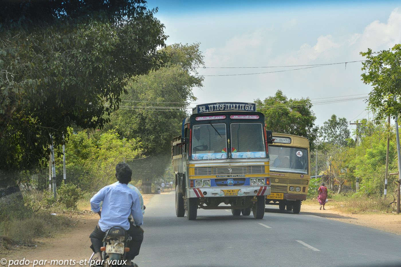 Route vers Tanjore
