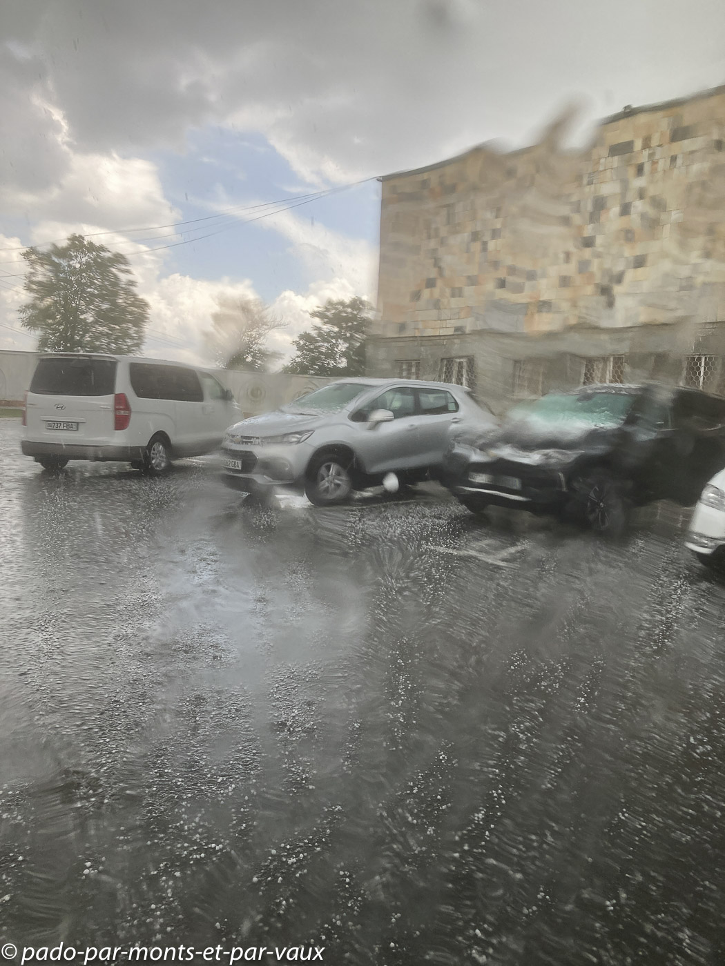 2023- Samarcande-orage de grêle 2023- Samarcande-orage de grêle