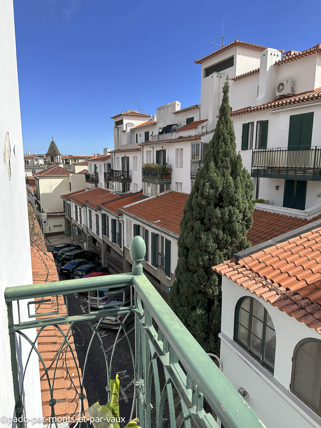 Funchal-vue du balcon Funchal - vue de notre balcon