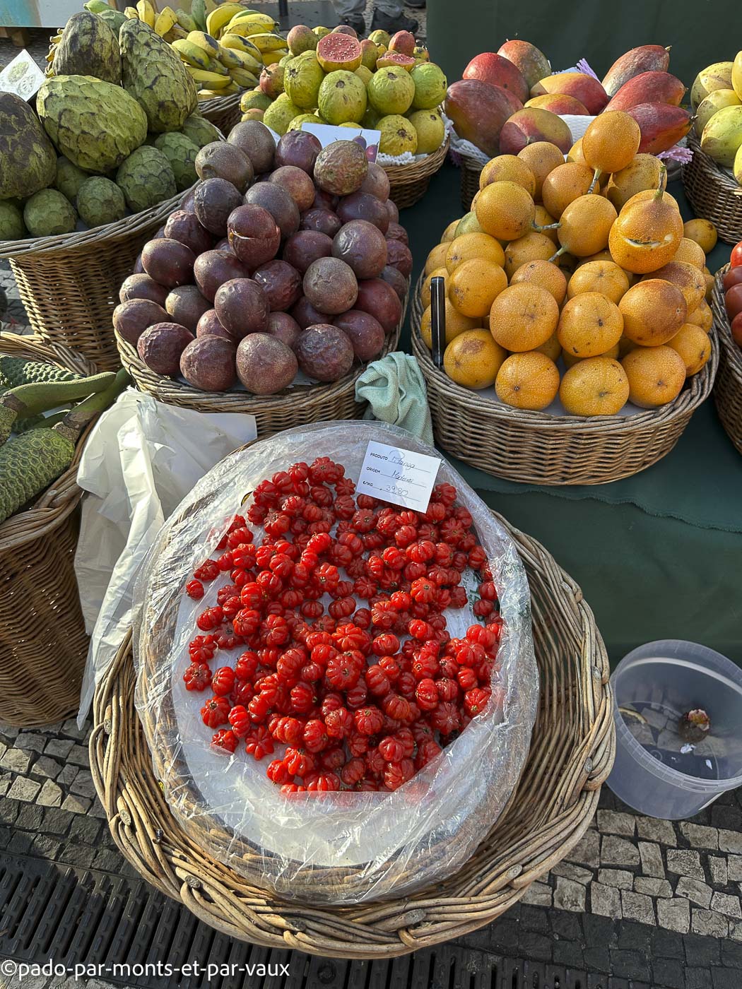 Funchal-fruits exotiques Funchal