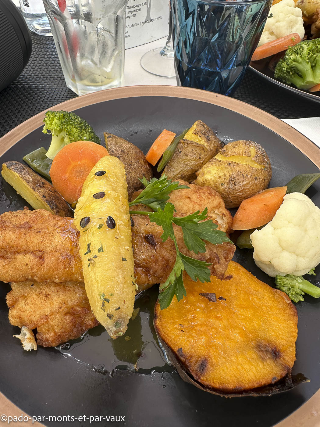 Camara dos lobos-sabre et banane Camara dos Lobos